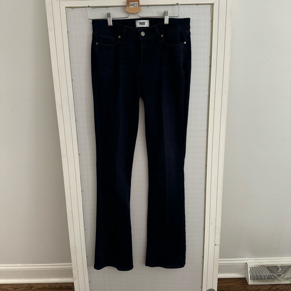 Paige Denim Mid Rise Flare Jeans
